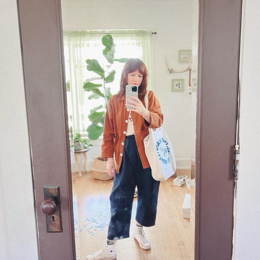 Brown Button-Up Jacket